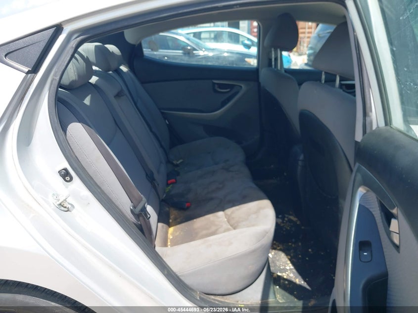 2013 Hyundai Elantra VIN KMHDH4AE5DU823612 IAAI salvage auction — RIGHT REAR, Original (Texas), sold $1,050 on 2026-07-28 (photo 8)