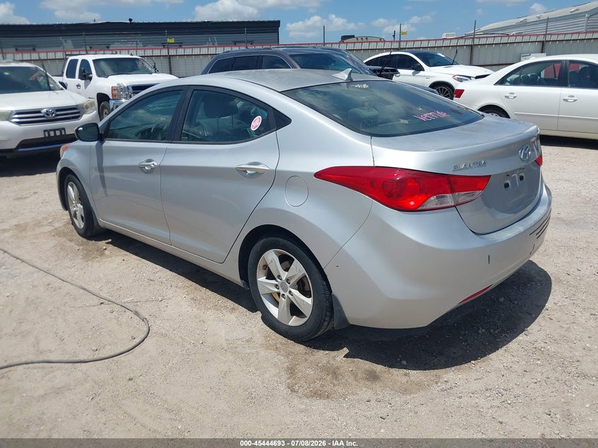 2013 Hyundai Elantra VIN KMHDH4AE5DU823612 IAAI salvage auction — RIGHT REAR, Original (Texas), sold $1,050 on 2026-07-28 (photo 3)