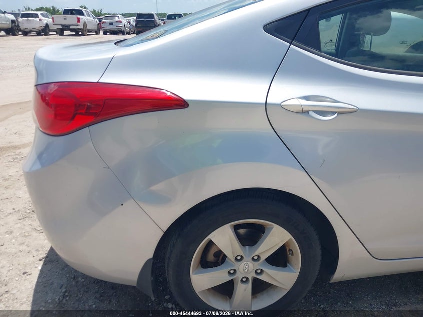 2013 Hyundai Elantra VIN KMHDH4AE5DU823612 IAAI salvage auction — RIGHT REAR, Original (Texas), sold $1,050 on 2026-07-28 (photo 6)