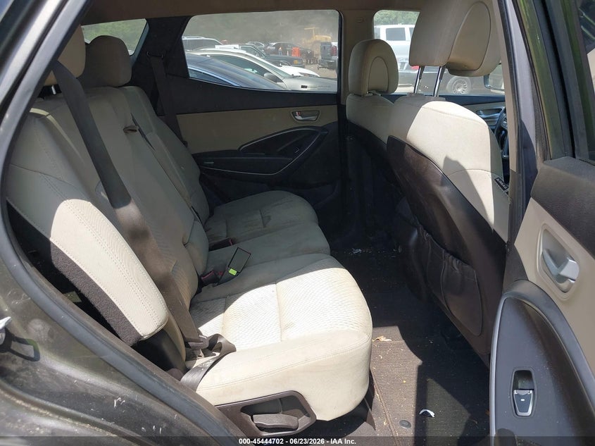2013 Hyundai Santa fe VIN 5XYZT3LB6DG035722 IAAI salvage auction — NORMAL WEAR, Clear (Alabama), sold $1,100 on 2026-07-22 (photo 8)