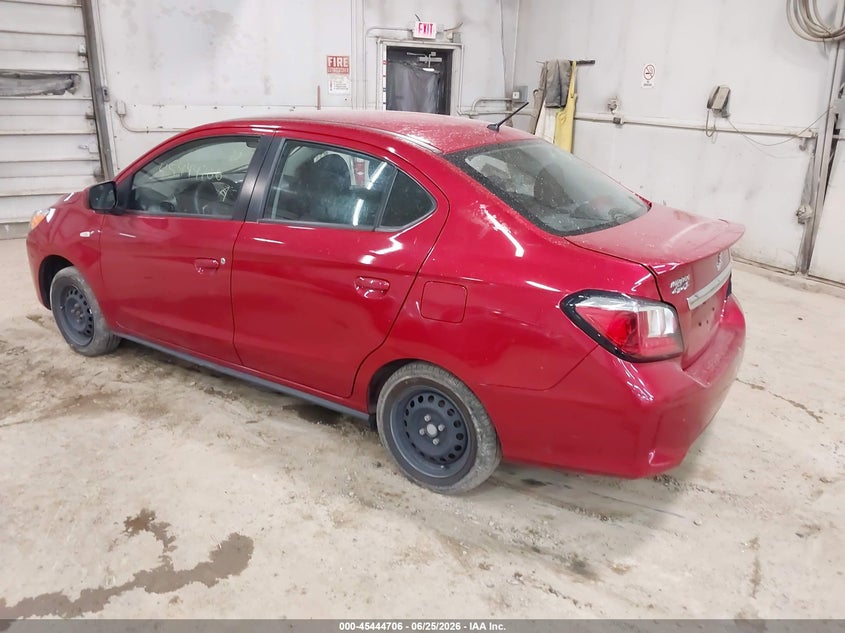 2022 Mitsubishi Mirage VIN ML32FUFJXNHF08683 IAAI salvage auction — SIDE, Salvage Title, sold $1,850 on 2026-07-23 (photo 3)