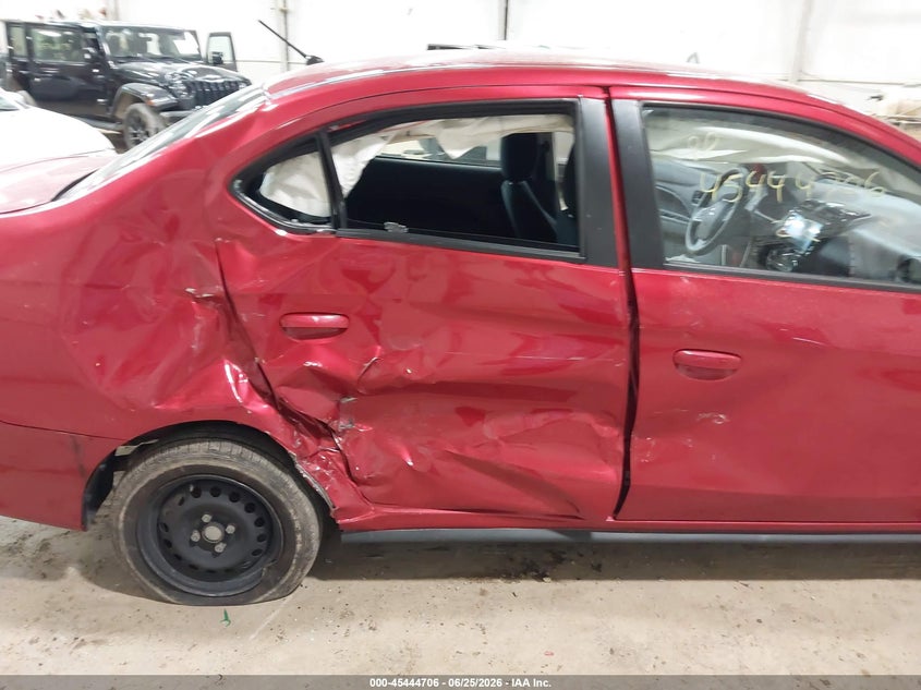2022 Mitsubishi Mirage VIN ML32FUFJXNHF08683 IAAI salvage auction — SIDE, Salvage Title, sold $1,850 on 2026-07-23 (photo 6)