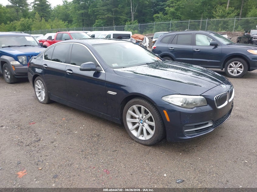 2014 BMW 5er VIN WBA5B3C51ED531195 IAAI salvage auction — FRONT END, Salvage Title, sold $2,900 on 2026-08-14 (photo 1)