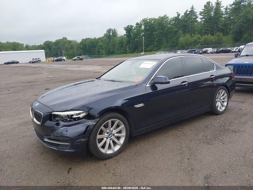 2014 BMW 5er VIN WBA5B3C51ED531195 IAAI salvage auction — FRONT END, Salvage Title, sold $2,900 on 2026-08-14 (photo 2)