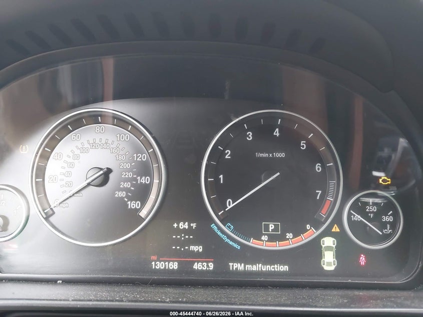 2014 BMW 5er VIN WBA5B3C51ED531195 IAAI salvage auction — FRONT END, Salvage Title, sold $2,900 on 2026-08-14 (photo 7)
