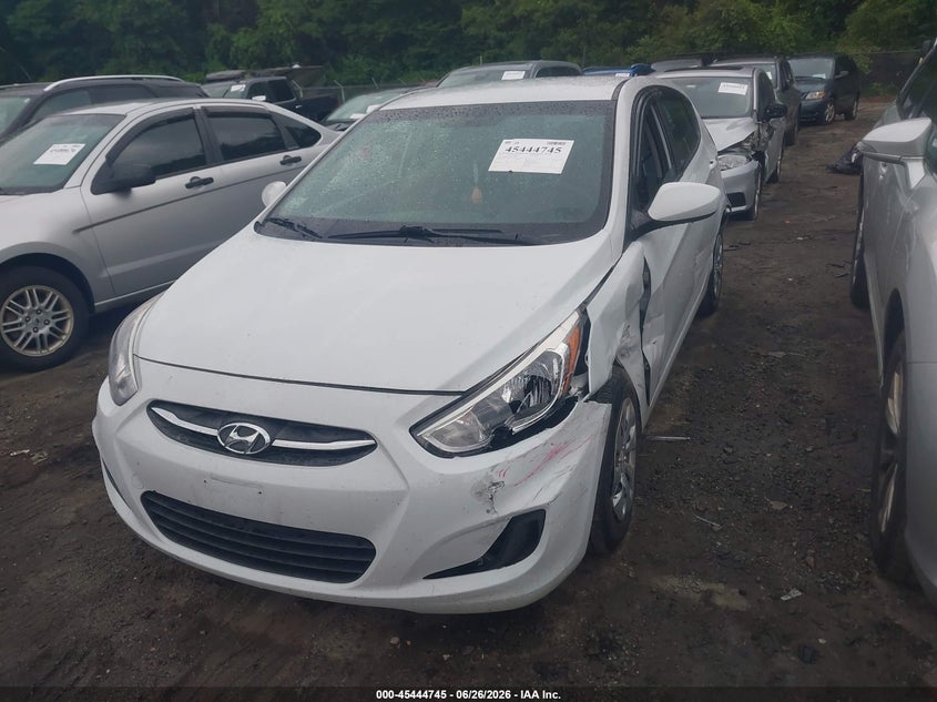 2017 Hyundai Accent VIN KMHCT5AE7HU365903 IAAI salvage auction — LEFT FRONT, Salvage (Massachusetts), sold $500 on 2026-07-21 (photo 2)