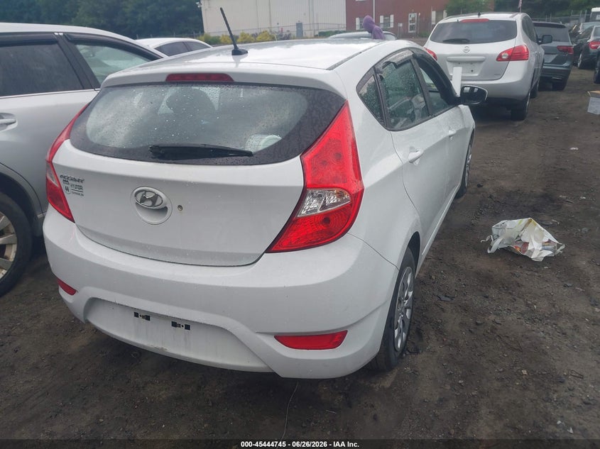 2017 Hyundai Accent VIN KMHCT5AE7HU365903 IAAI salvage auction — LEFT FRONT, Salvage (Massachusetts), sold $500 on 2026-07-21 (photo 4)