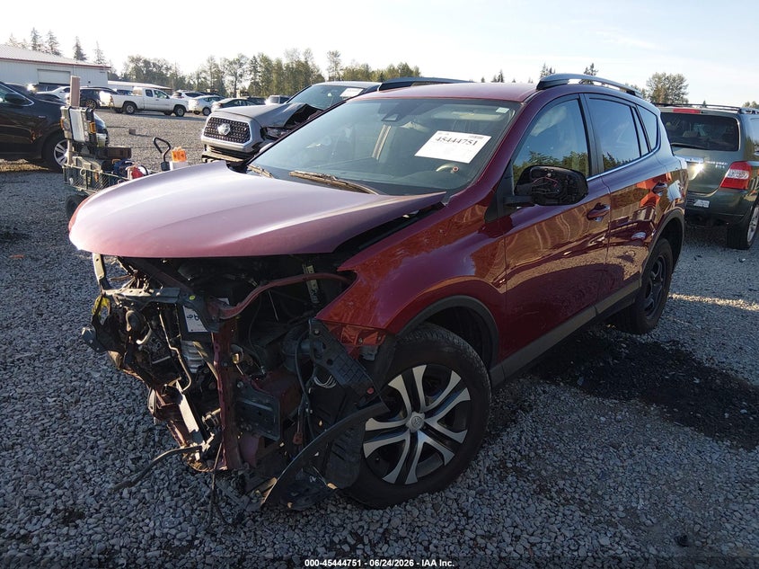 2018 Toyota Rav 4 VIN JTMBFREV9JD227035 IAAI salvage auction — FRONT END, Salvage Title, sold $1,575 on 2026-07-22 (photo 2)