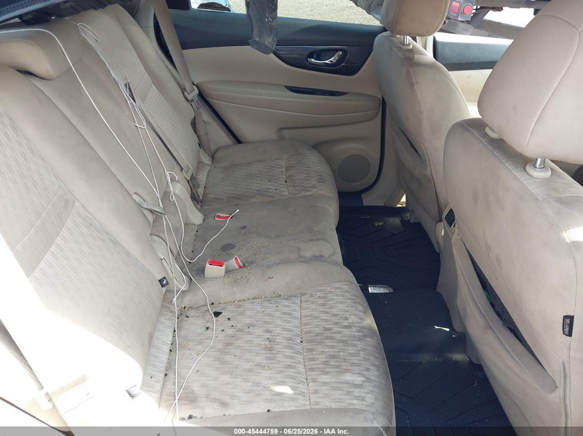 2017 Nissan Rogue VIN KNMAT2MV4HP513073 IAAI salvage auction — FRONT & REAR, Mv-907A (New York), sold $1,000 on 2026-07-11 (photo 8)