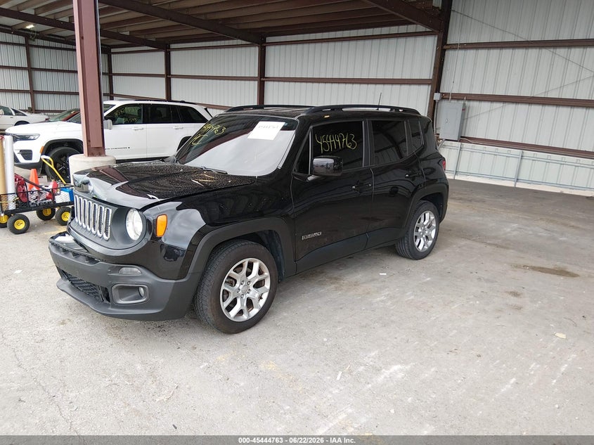 2018 Jeep Renegade VIN ZACCJABB0JPH48547 IAAI salvage auction — RIGHT FRONT, Salvage Title, sold $975 on 2026-08-02 (photo 2)