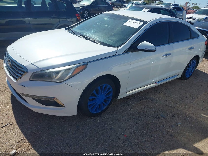 2015 Hyundai Sonata VIN 5NPE34AF4FH095374 IAAI salvage auction — NORMAL WEAR, Clear-Dealer Only (Arizona), sold $1,800 on 2026-07-09 (photo 2)