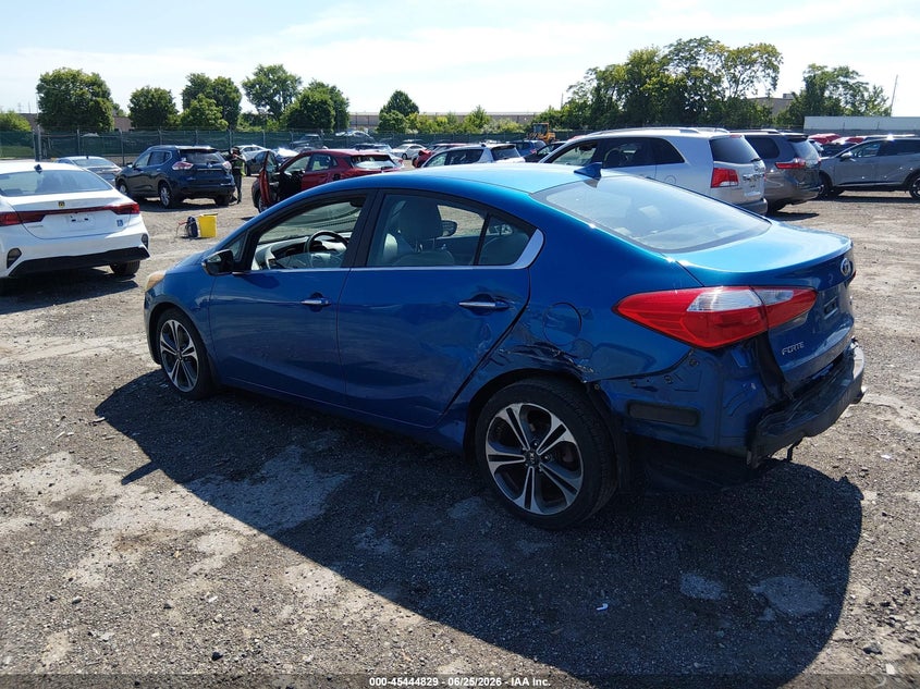 2014 Kia Forte VIN KNAFZ4A84E5195393 IAAI salvage auction — FRONT & REAR, Salvage (Pennsylvania), sold $375 on 2026-07-10 (photo 3)