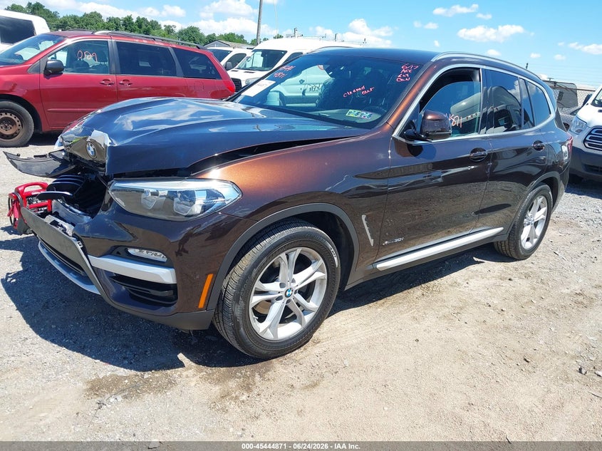 2018 BMW X3 VIN 5UXTR9C55JLC77825 IAAI salvage auction — FRONT END, Salvage (Pennsylvania), sold $6,400 on 2026-07-08 (photo 2)
