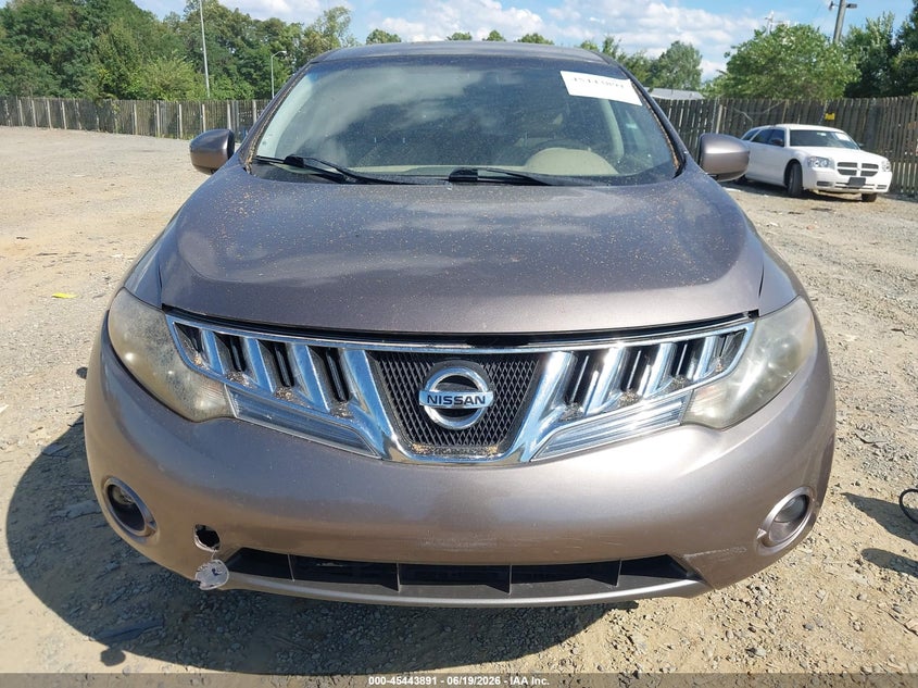 2009 Nissan Murano VIN JN8AZ18W69W152193 IAAI salvage auction — NORMAL WEAR, Clear (Virginia), sold $375 on 2026-07-20 (photo 6)