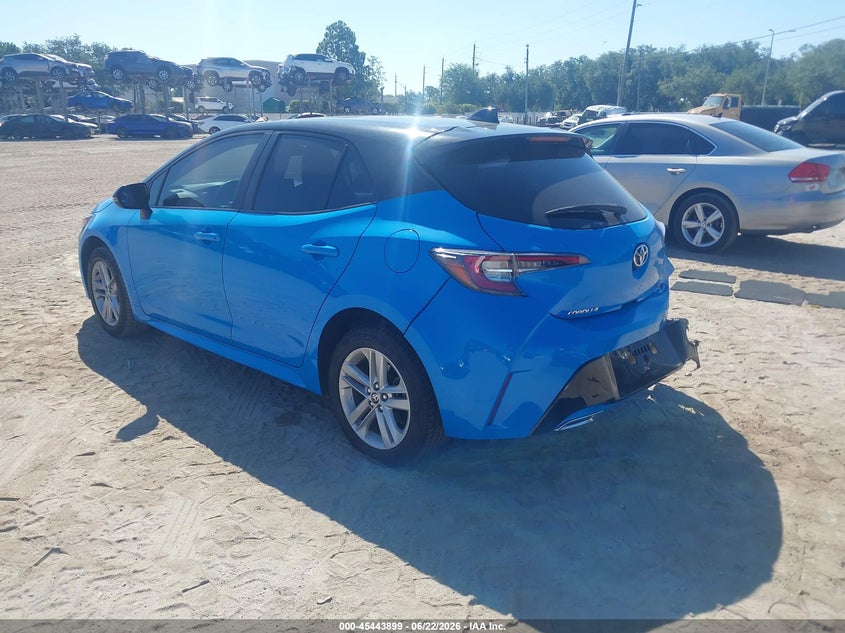 2021 Toyota Corolla VIN JTNB4MBEXM3120319 IAAI salvage auction — REAR END, Rebuildable (Florida), sold $4,400 on 2026-07-28 (photo 3)