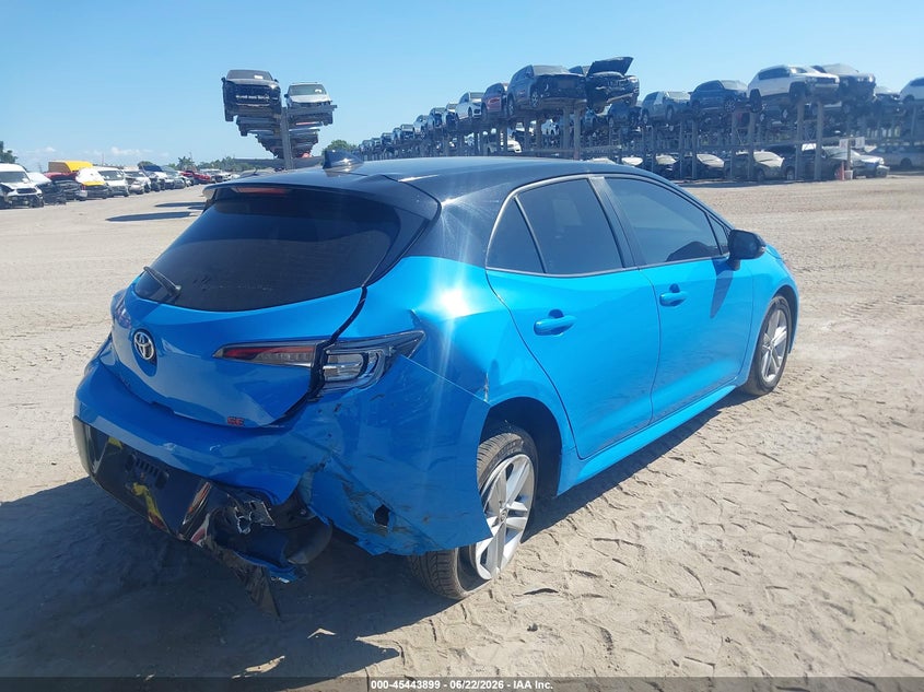 2021 Toyota Corolla VIN JTNB4MBEXM3120319 IAAI salvage auction — REAR END, Rebuildable (Florida), sold $4,400 on 2026-07-28 (photo 4)