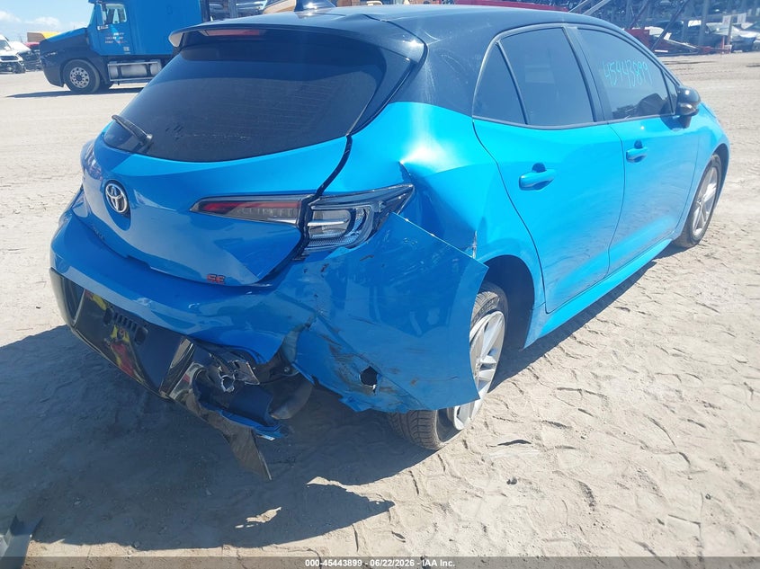 2021 Toyota Corolla VIN JTNB4MBEXM3120319 IAAI salvage auction — REAR END, Rebuildable (Florida), sold $4,400 on 2026-07-28 (photo 6)