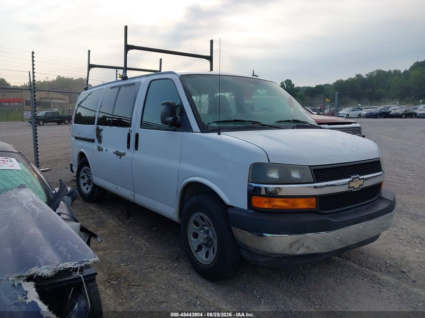 2011 Chevrolet Express 1500 VIN 1GNSGCF43B1102493 IAAI salvage auction — LEFT SIDE, Salvage (Tennessee), sold $1,750 on 2026-07-08 (photo 1)