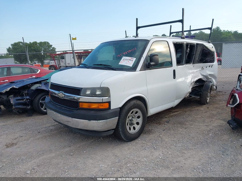 2011 Chevrolet Express 1500 VIN 1GNSGCF43B1102493 IAAI salvage auction — LEFT SIDE, Salvage (Tennessee), sold $1,750 on 2026-07-08 (photo 2)