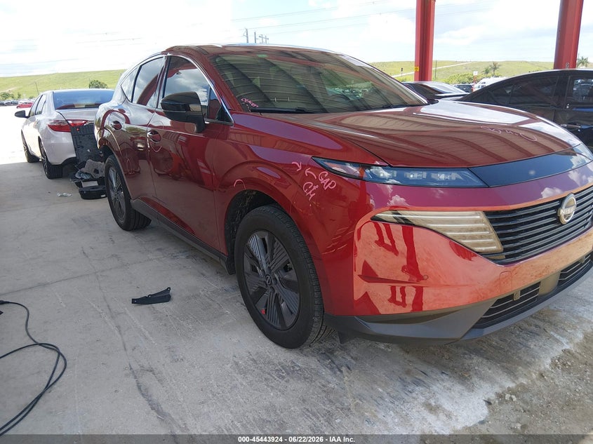 2025 Nissan Murano VIN 5N1AZ3CS7SC121081 IAAI salvage auction — REAR END, Salvage Title, sold $9,300 on 2026-07-28 (photo 1)