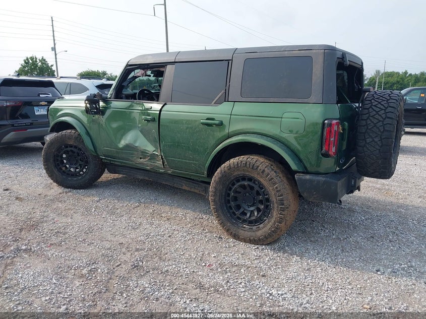 2023 Ford Bronco VIN 1FMEE5BP2PLB54762 IAAI salvage auction — FRONT END, Salvage Title, sold $10,500 on 2026-07-31 (photo 3)