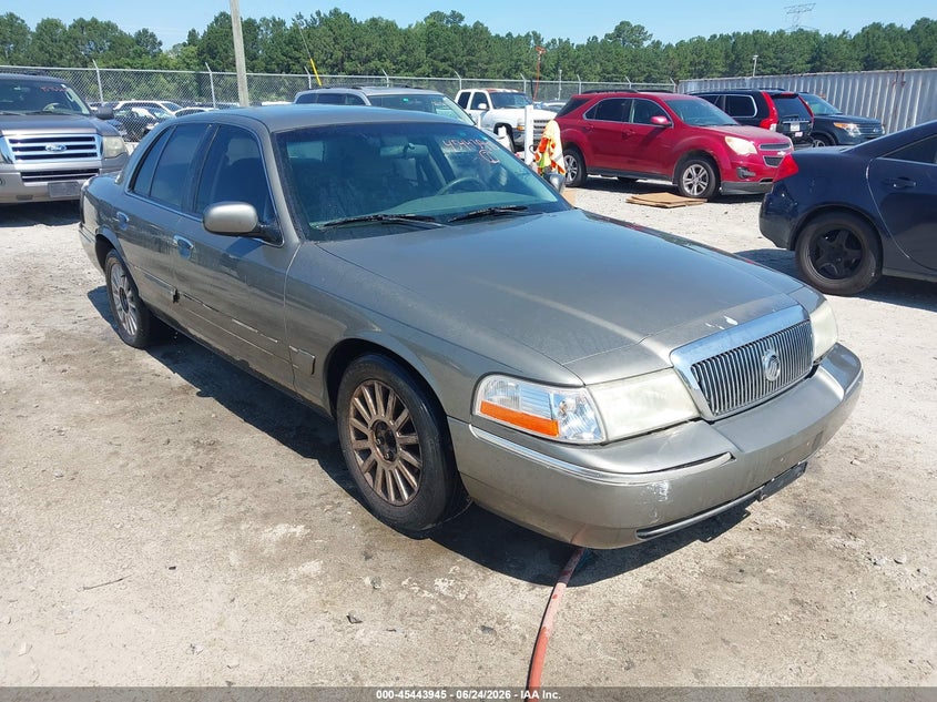2003 Mercury Grand marquis VIN 2MEFM74W23X624103 IAAI salvage auction — NORMAL WEAR, Clear (Georgia), sold $25 on 2026-07-31 (photo 1)