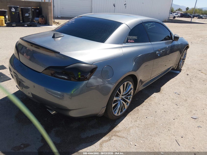 2013 Infiniti G VIN JN1CV6FE6DM770340 IAAI salvage auction — FRONT END, Salvage (Arizona), sold $1,300 on 2026-07-17 (photo 4)