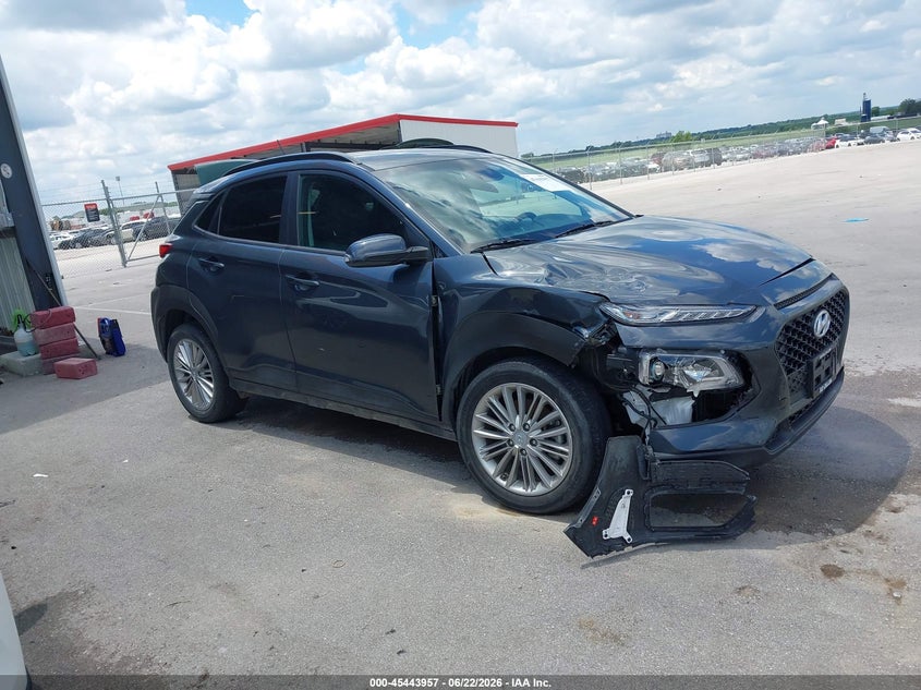 2021 Hyundai Kona VIN KM8K2CAA0MU688880 IAAI salvage auction — RIGHT FRONT, Salvage (Nebraska), sold $3,600 on 2026-07-30 (photo 1)