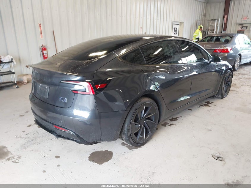 2026 Tesla Model 3 VIN 5YJ3E1ET9TF128797 IAAI salvage auction — FRONT END, Mv-907A (New York), sold $17,400 on 2026-07-09 (photo 4)