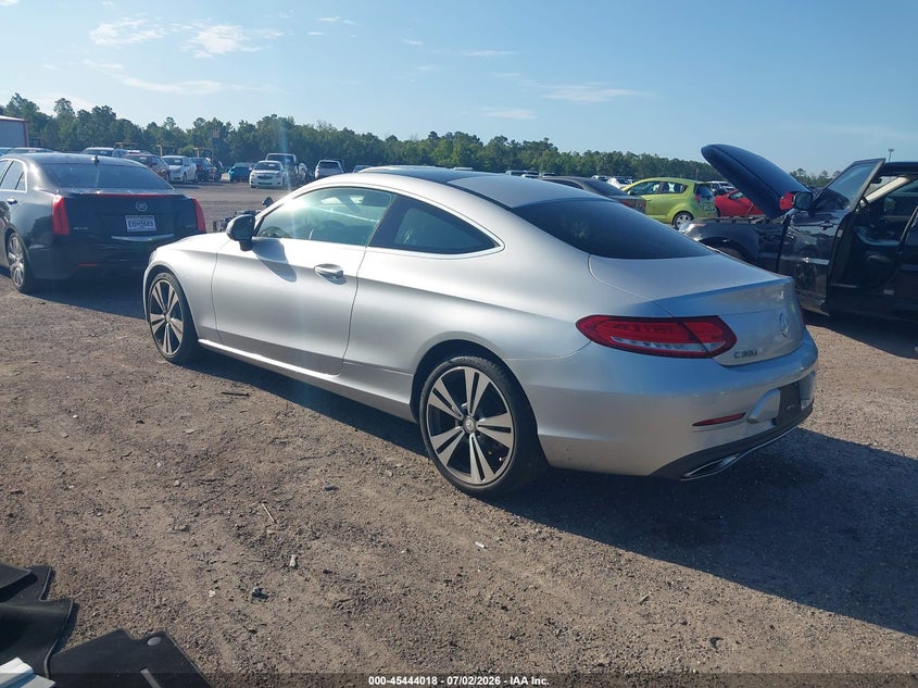 2017 Mercedes-benz C-klasse VIN WDDWJ4JB2HF442405 IAAI salvage auction — FRONT END, Rebuildable (Florida), sold $6,550 on 2026-07-21 (photo 3)