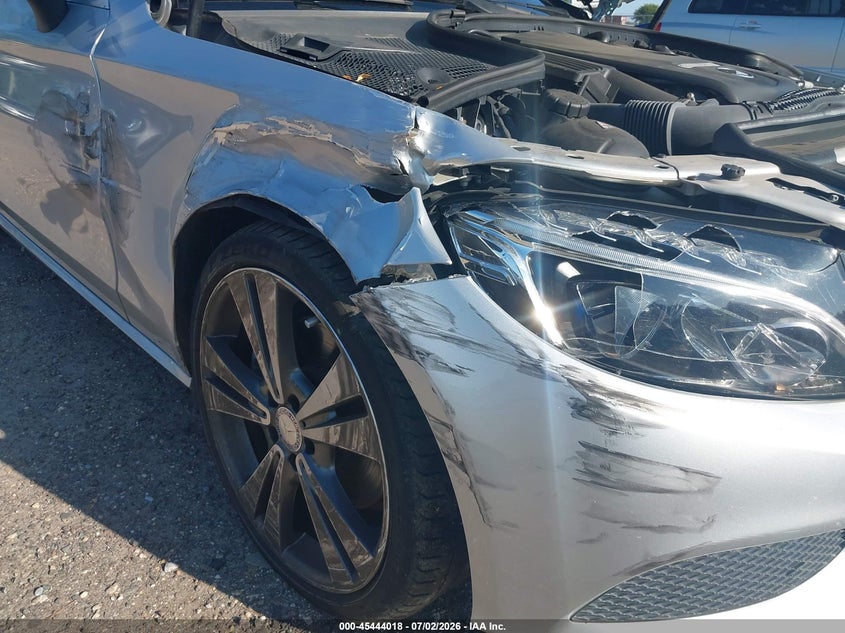 2017 Mercedes-benz C-klasse VIN WDDWJ4JB2HF442405 IAAI salvage auction — FRONT END, Rebuildable (Florida), sold $6,550 on 2026-07-26 (photo 6)