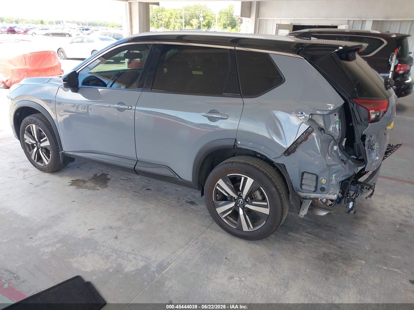 2025 Nissan Rogue VIN JN8BT3CA0SW012286 IAAI salvage auction — LEFT REAR, Salvage Title, sold $10,400 on 2026-07-24 (photo 3)