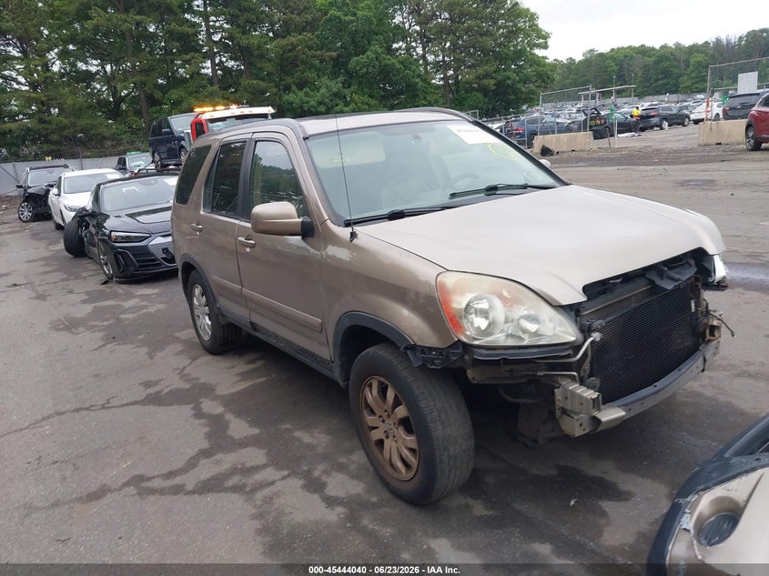 2006 Honda Cr-v VIN SHSRD78976U434183 IAAI salvage auction — FRONT END, Mv-907A (New York), sold $1,350 on 2026-07-07 (photo 1)