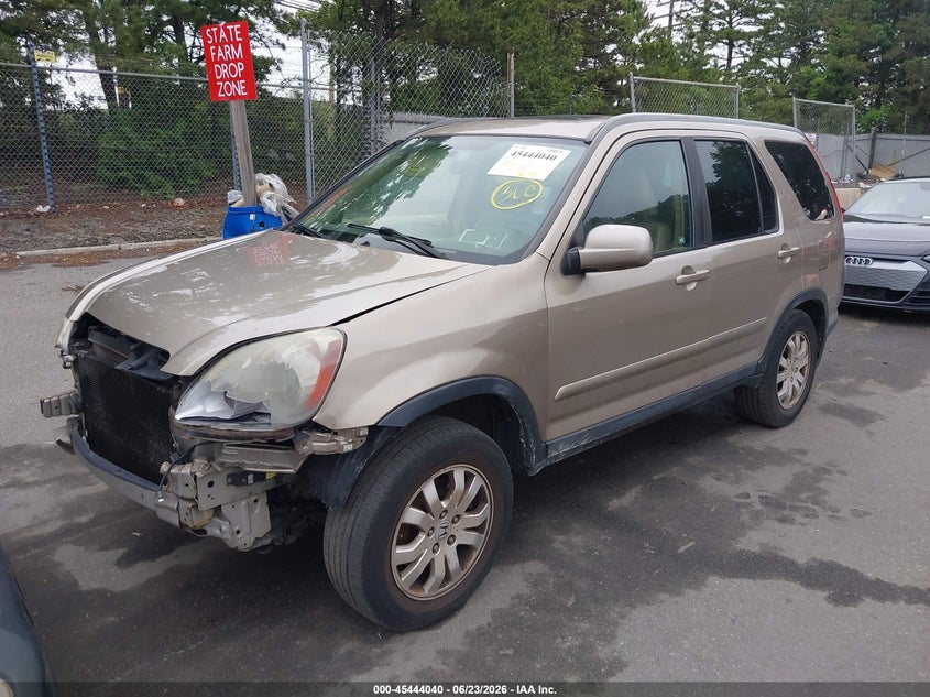 2006 Honda Cr-v VIN SHSRD78976U434183 IAAI salvage auction — FRONT END, Mv-907A (New York), sold $1,350 on 2026-07-07 (photo 2)