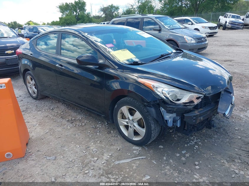 2012 Hyundai Elantra VIN KMHDH4AE3CU207969 IAAI salvage auction — FRONT END, Junk Bill Of Sale Mv2459 (Wisconsin), sold $400 on 2026-07-09 (photo 1)