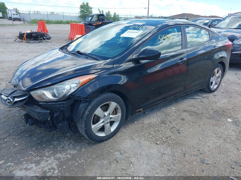 2012 Hyundai Elantra VIN KMHDH4AE3CU207969 IAAI salvage auction — FRONT END, Junk Bill Of Sale Mv2459 (Wisconsin), sold $400 on 2026-07-09 (photo 2)