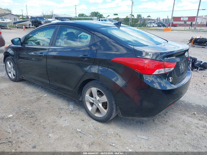 2012 Hyundai Elantra VIN KMHDH4AE3CU207969 IAAI salvage auction — FRONT END, Junk Bill Of Sale Mv2459 (Wisconsin), sold $400 on 2026-07-09 (photo 3)