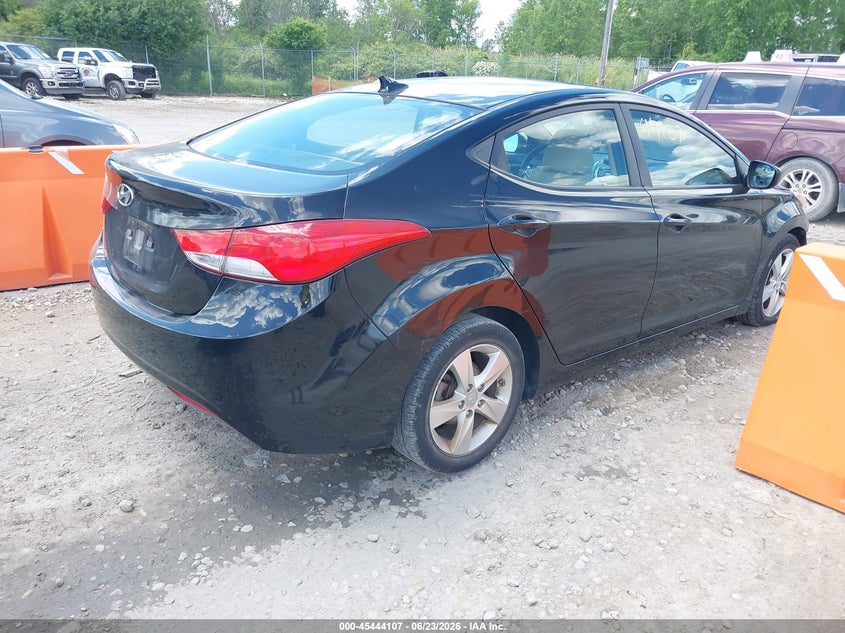 2012 Hyundai Elantra VIN KMHDH4AE3CU207969 IAAI salvage auction — FRONT END, Junk Bill Of Sale Mv2459 (Wisconsin), sold $400 on 2026-07-09 (photo 4)