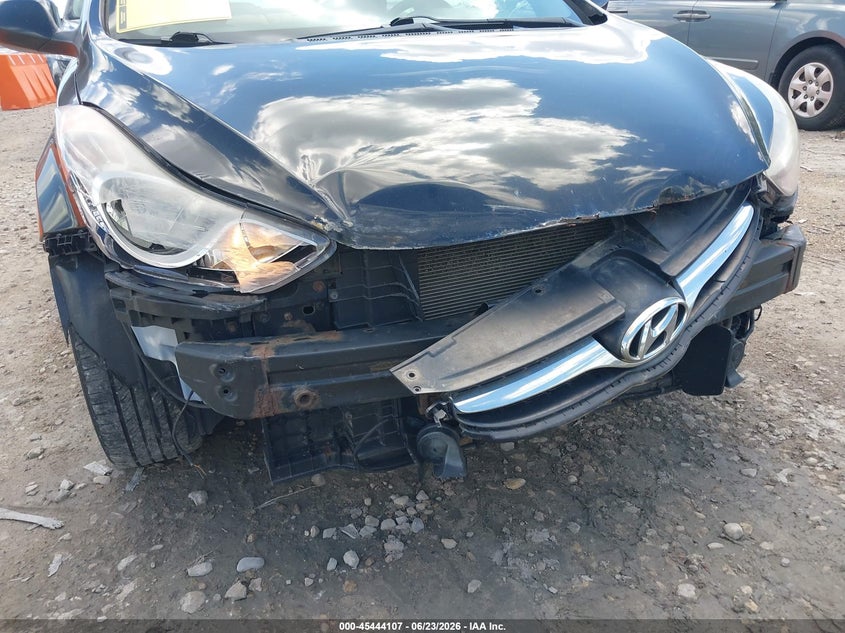2012 Hyundai Elantra VIN KMHDH4AE3CU207969 IAAI salvage auction — FRONT END, Junk Bill Of Sale Mv2459 (Wisconsin), sold $400 on 2026-07-09 (photo 6)
