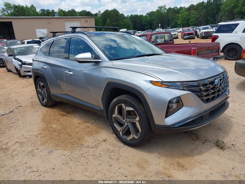 2024 Hyundai Tucson VIN 5NMJECDE2RH413046 IAAI salvage auction — LEFT SIDE, Salvage Title, sold $8,300 on 2026-07-27 (photo 1)