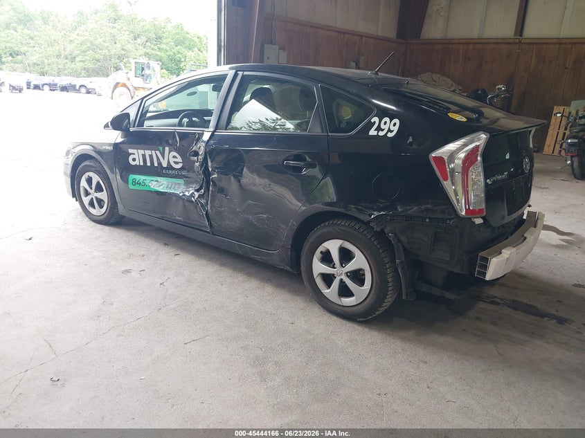 2013 Toyota Prius VIN JTDKN3DU5D5692838 IAAI salvage auction — LEFT SIDE, Salvage Title, sold $1,050 on 2026-07-15 (photo 3)