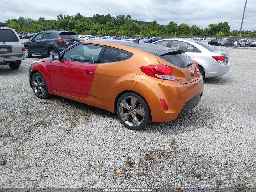 2016 Hyundai Veloster VIN KMHTC6AD2GU297859 IAAI salvage auction — NORMAL WEAR, Original (Kentucky), sold $250 on 2026-07-29 (photo 3)