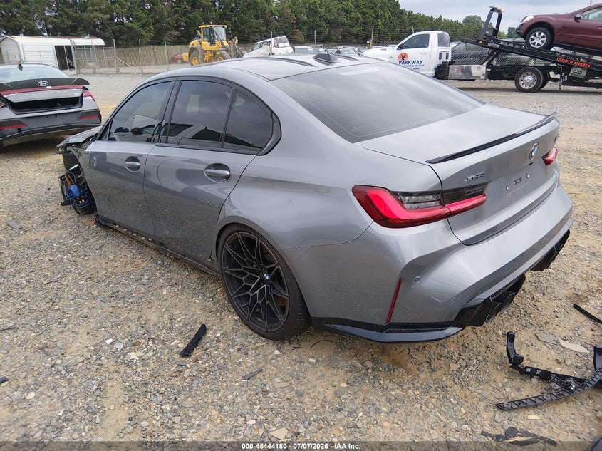 2023 BMW M3 VIN WBS43AY00PFR18060 IAAI salvage auction — LEFT FRONT, Salvage (Virginia), sold $41,150 on 2026-07-20 (photo 3)