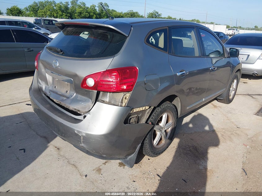 2013 Nissan Rogue VIN JN8AS5MV0DW116226 IAAI salvage auction — REAR END, Salvage (Texas), sold $875 on 2026-07-31 (photo 4)