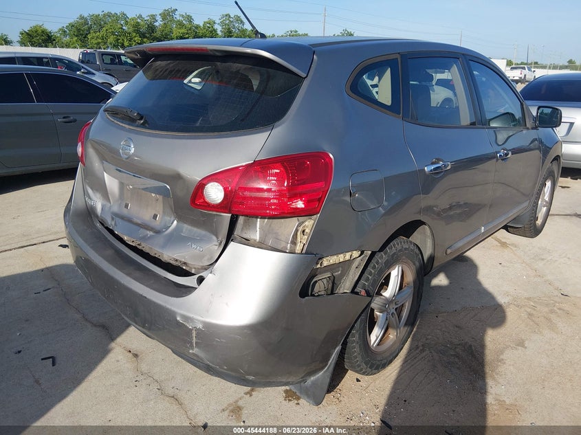 2013 Nissan Rogue VIN JN8AS5MV0DW116226 IAAI salvage auction — REAR END, Salvage (Texas), sold $875 on 2026-07-31 (photo 6)