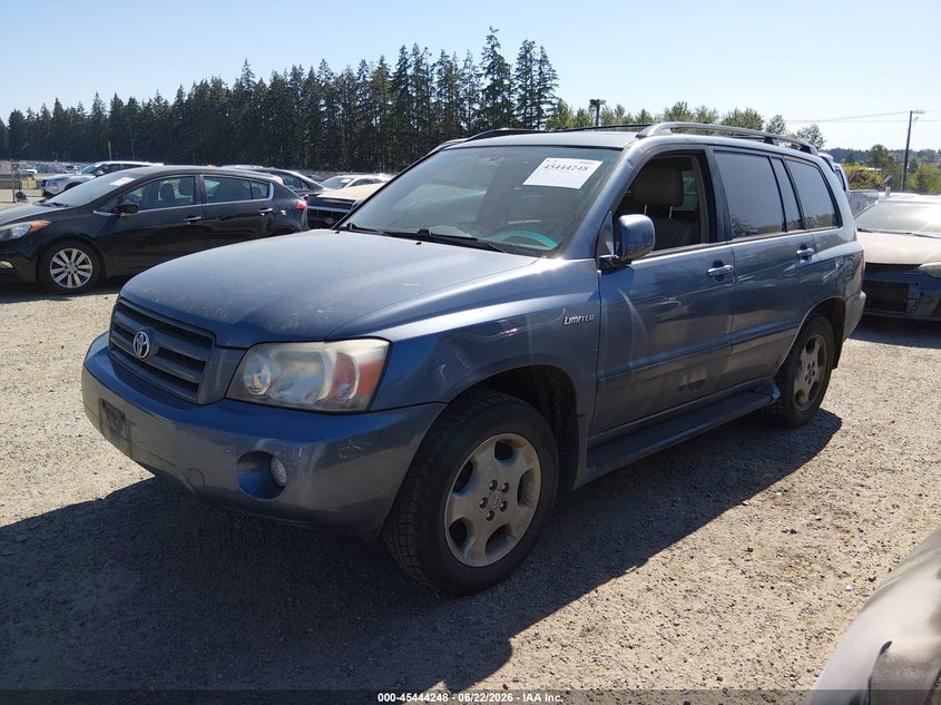 2004 Toyota Highlander VIN JTEEP21A640049239 IAAI salvage auction — NORMAL WEAR, Clear (Washington), sold $850 on 2026-07-08 (photo 2)