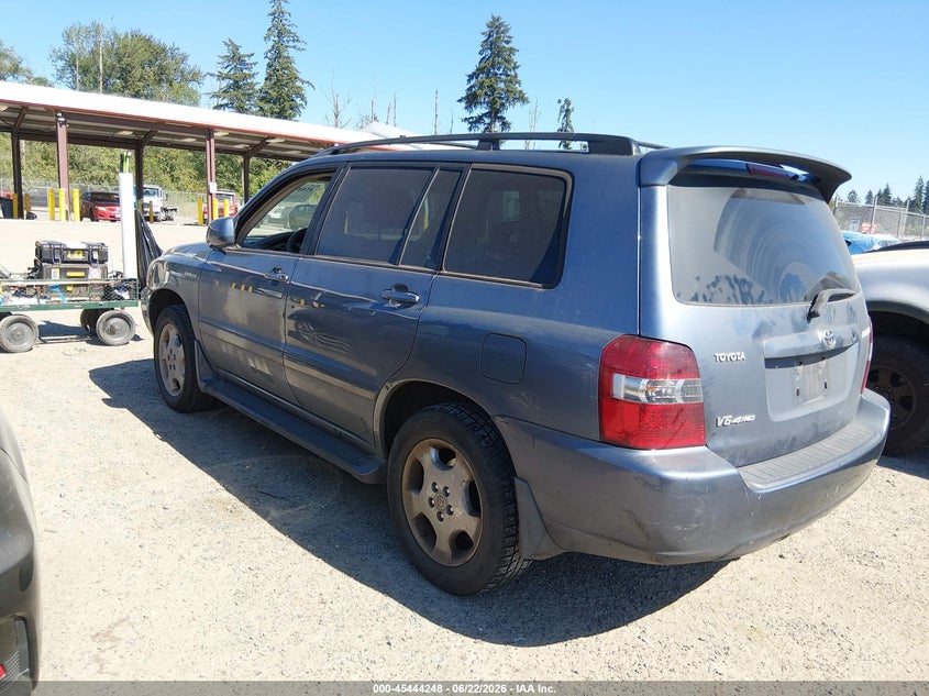 2004 Toyota Highlander VIN JTEEP21A640049239 IAAI salvage auction — NORMAL WEAR, Clear (Washington), sold $850 on 2026-07-08 (photo 3)