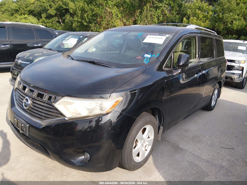 2012 Nissan Quest VIN JN8AE2KP3C9047278 IAAI salvage auction — NORMAL WEAR, Nrc Lienholder Repossession Paperwork (Texas), sold $400 on 2026-07-13 (photo 2)