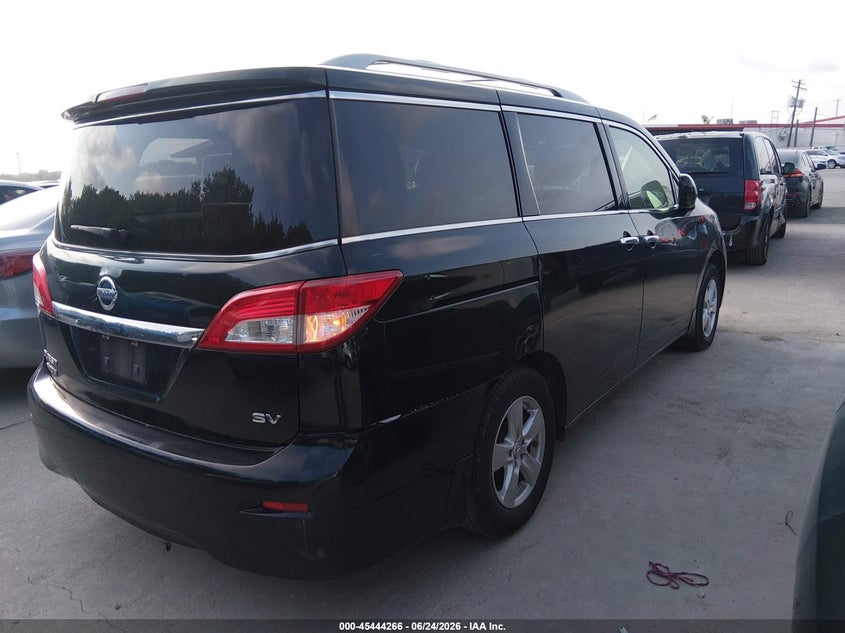2012 Nissan Quest VIN JN8AE2KP3C9047278 IAAI salvage auction — NORMAL WEAR, Nrc Lienholder Repossession Paperwork (Texas), sold $400 on 2026-07-13 (photo 4)