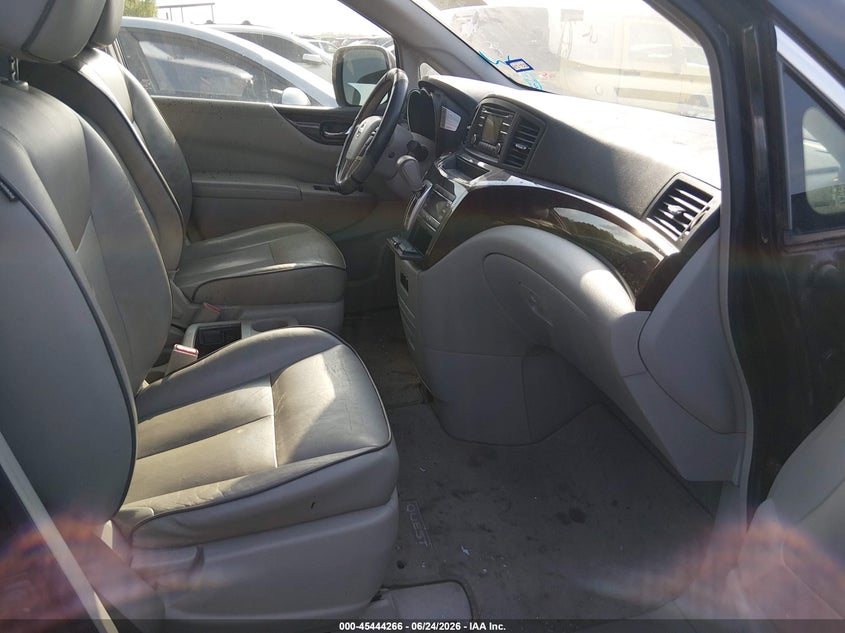 2012 Nissan Quest VIN JN8AE2KP3C9047278 IAAI salvage auction — NORMAL WEAR, Nrc Lienholder Repossession Paperwork (Texas), sold $400 on 2026-07-13 (photo 5)